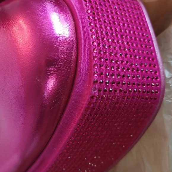 Circus NY Sam Edelman Womens Bailey Jewel Pink Platform Heels Shoes SZ 9.5 - Picture 15 of 16